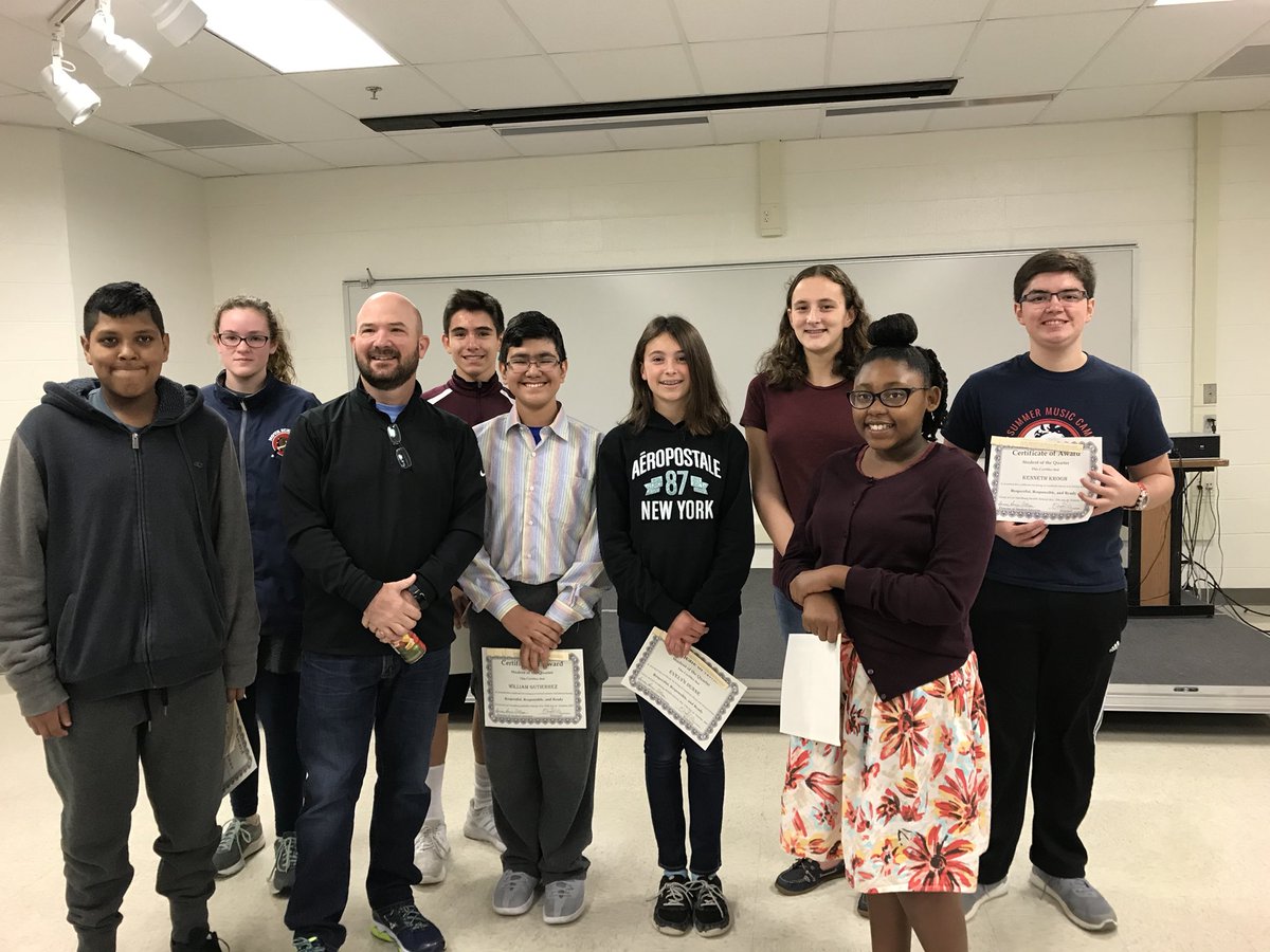FortHuntES's tweet photo. It was a pleasure seeing our #FHESfoxes alumni being named Students of the Quarter at Sandburg MS. Remember, once a fox, always a fox! https://t.co/5UTn6DC1mg
