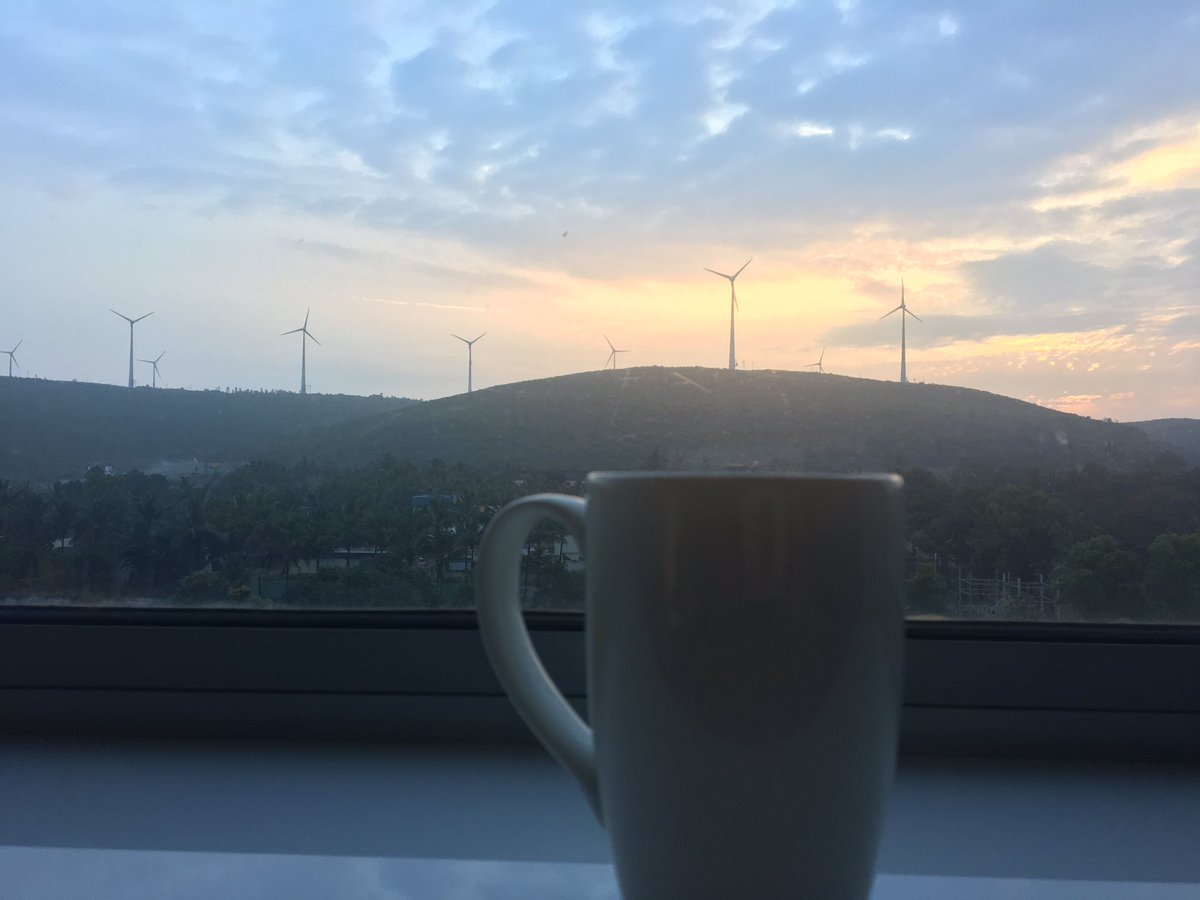 debiprasaddash's tweet photo. View from my Hotel Room #RenewableEverywhere #Windfirm #Marriott @SivakumarGirish https://t.co/5Z7BjfUkG5