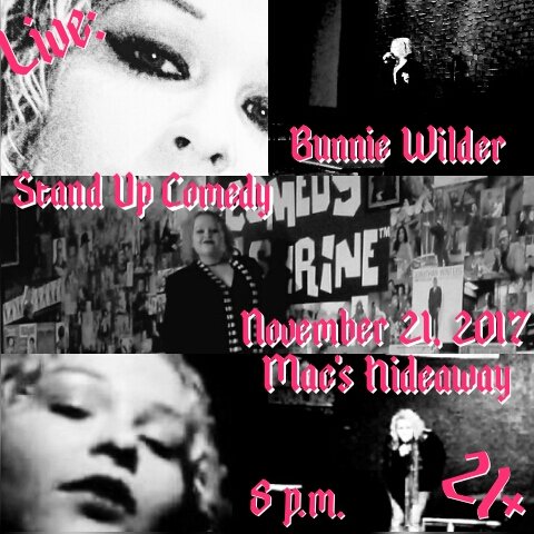 BunnieWilder's tweet photo. #UpComingShow #BunnieWilder #StandUpComedy November 21st 21+ID required #MacsHideAway #NewAlbany #Indiana #GetWilder #FollowTheWhiteRabbit > https://t.co/v1e1GJQLtn
