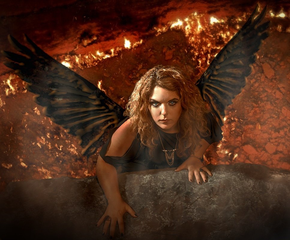#fallenangel themed #photoshoot #halloween #capecoral #photographer