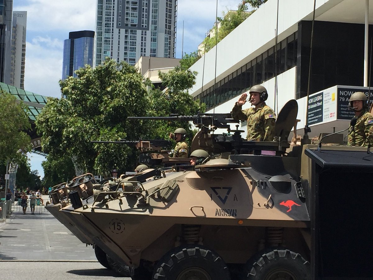 @Team_Quirk Councillors out in force to support Freedom of Entry to <a href="/brisbanecityqld/">Brisbane City</a> for 2nd/14th Light Horse Regiment Qld Mounted Infantry