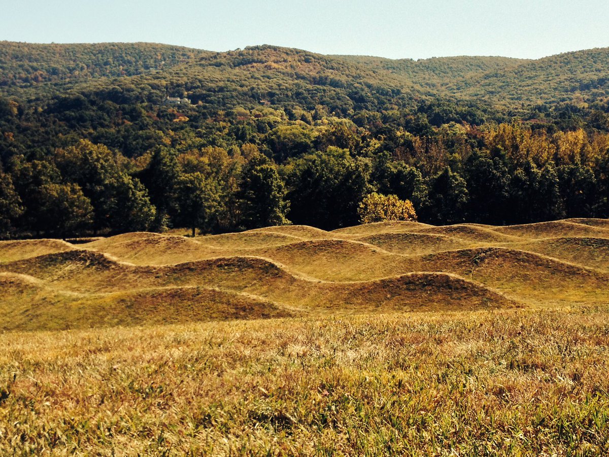 Siskiwit's tweet photo. For #FridayField: Wave Field, installation by Maya Lin at Storm King Art Center. https://t.co/FEQRTmQrsC