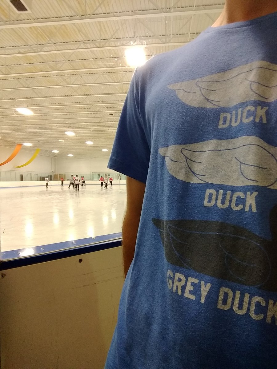 BoomBrooms's tweet photo. What's more #minnesotan #broomball on a Friday night or #duckduckgreyduck ? https://t.co/IRB7hGnVCt