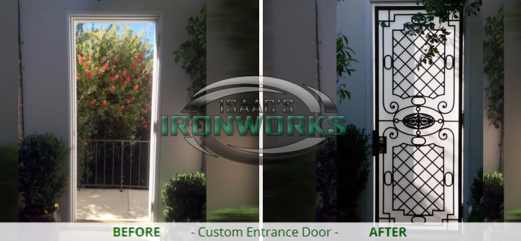 Isaacsironworks's tweet photo. Before and After Custom Entrance Door.
#isaacsironworks #irongate #ironwork #glendale #customgate #addsecurity #Homeimprovement https://t.co/k7v3gs7MDt