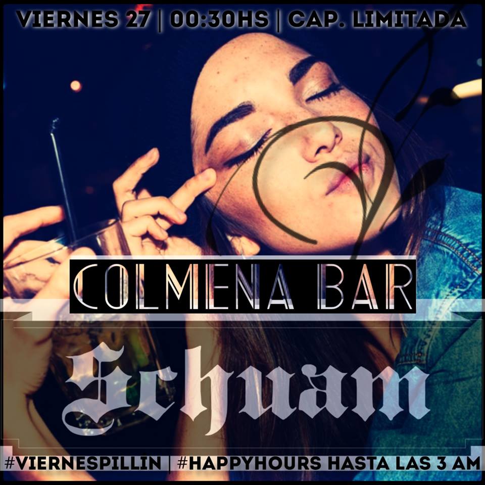 DiegoSorroche1's tweet photo. viernes en Colmena !! LA NOCHE de los viernes TIENE DE TODO! #happyHours #cervezaSchuam hasta las 3 am #COLMENABAR SE PONE BUENO.!! https://t.co/iKH1zBKnSb