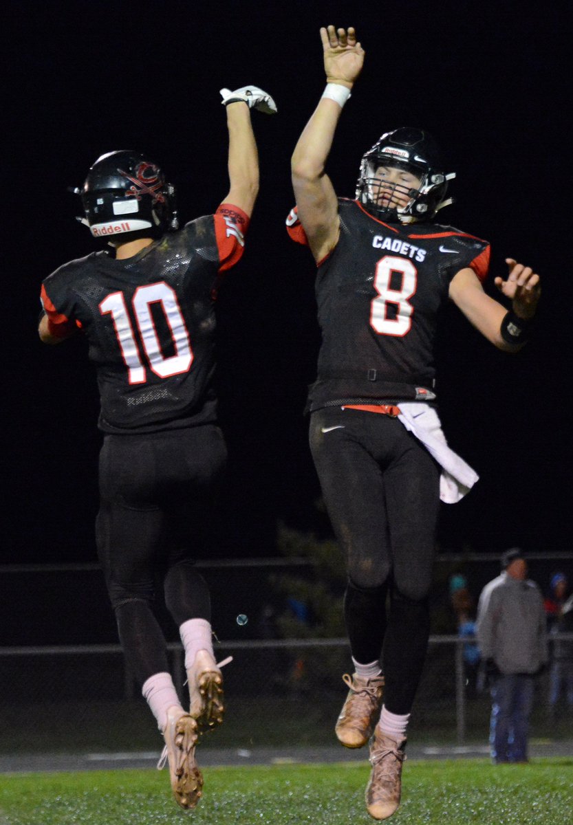 Cadets with a convincing opening round win over Columbus Lakeview tonight, 35-14, in Class C1 state playoffs; sets up a rematch with Pierce.