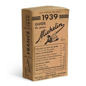 testflightfoods's tweet photo. On D-day 1944, Allied troops landed in France equipped with a 1939 Michelin Guide reprint. Detailed maps to food stood in for razed signage. https://t.co/LJuYy8oAvn