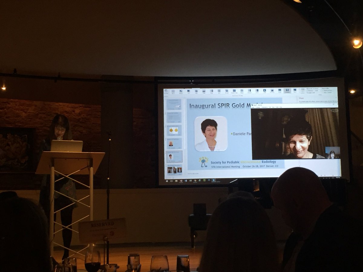 Honoring legends in #pedsIR <a href="/socpedsir/">SPIR</a> #SPIR2017 .  Thank you for blazing the path for all of us.