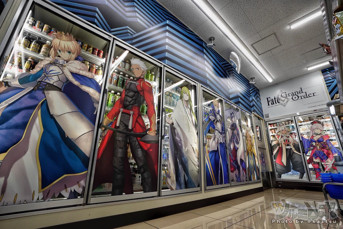 Ｆａｔｅ好きにはたまらないｗｗｗ秋葉のローソンがめっちゃカッコイイｗｗｗ
