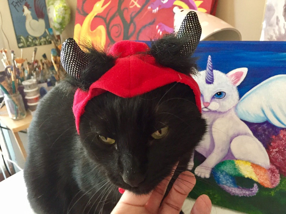 Drakey Art on Twitter "Happy Black Cat Day! We are not evil; just