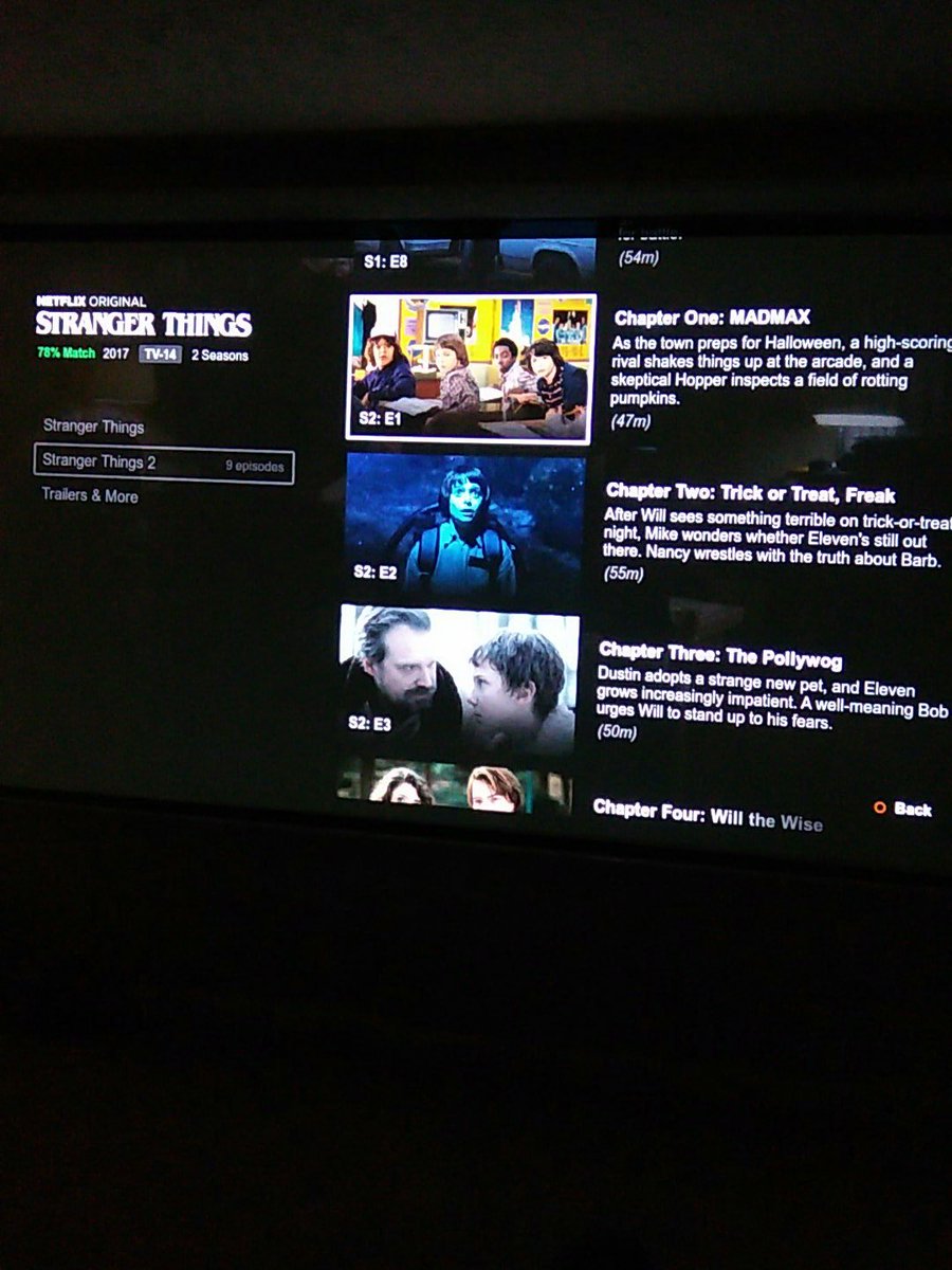 About to lock in with the Mrs .... #StrangerThings