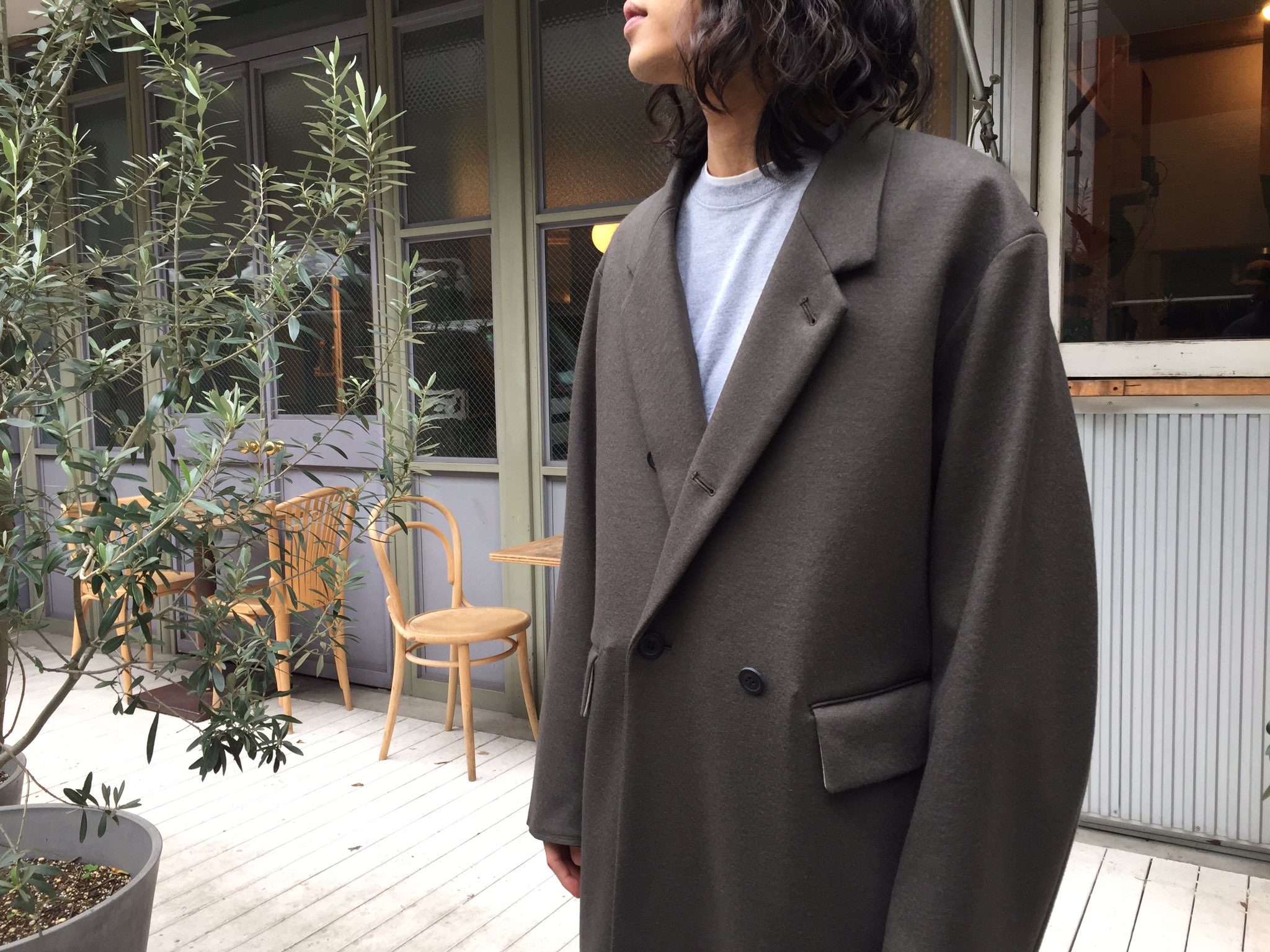 66j29《美品》URU ウル WOOL OVERALL オーバーオール 3+stbp.com.br