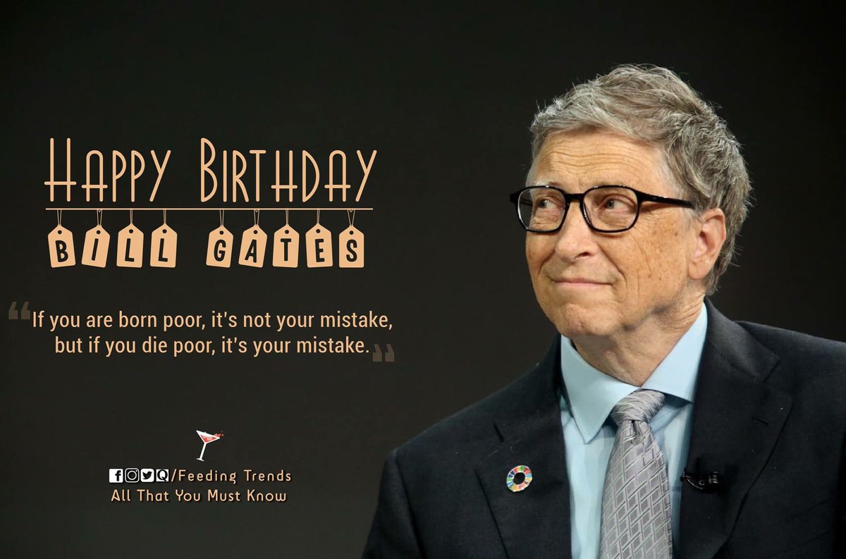 FeedingTrends_'s tweet photo. Happy Birthday To the Cofounder of #Microsoft ! #HBDBillGates #SaturdayThoughts #HappyBirthday #Richest #VisitProfile #Follo4More #FT https://t.co/uffLnbAprN