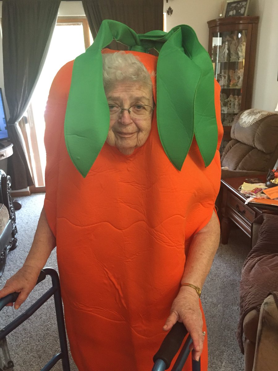 My grandmas gonna be the life of her Halloween party. 