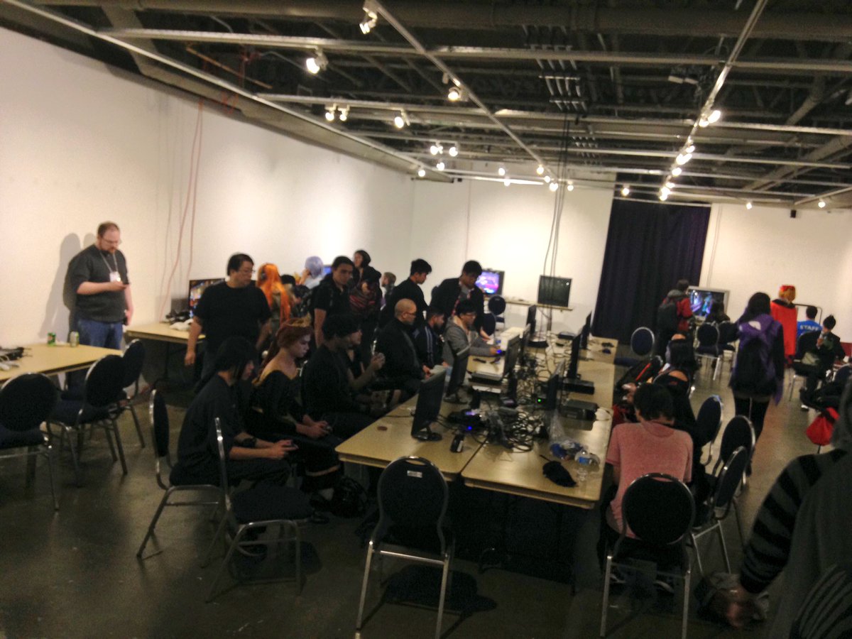 anime_north's tweet image. Inside The Dark Arcade courtesy of team GOES (@GameOnEntertain) #ANHalloweenFest