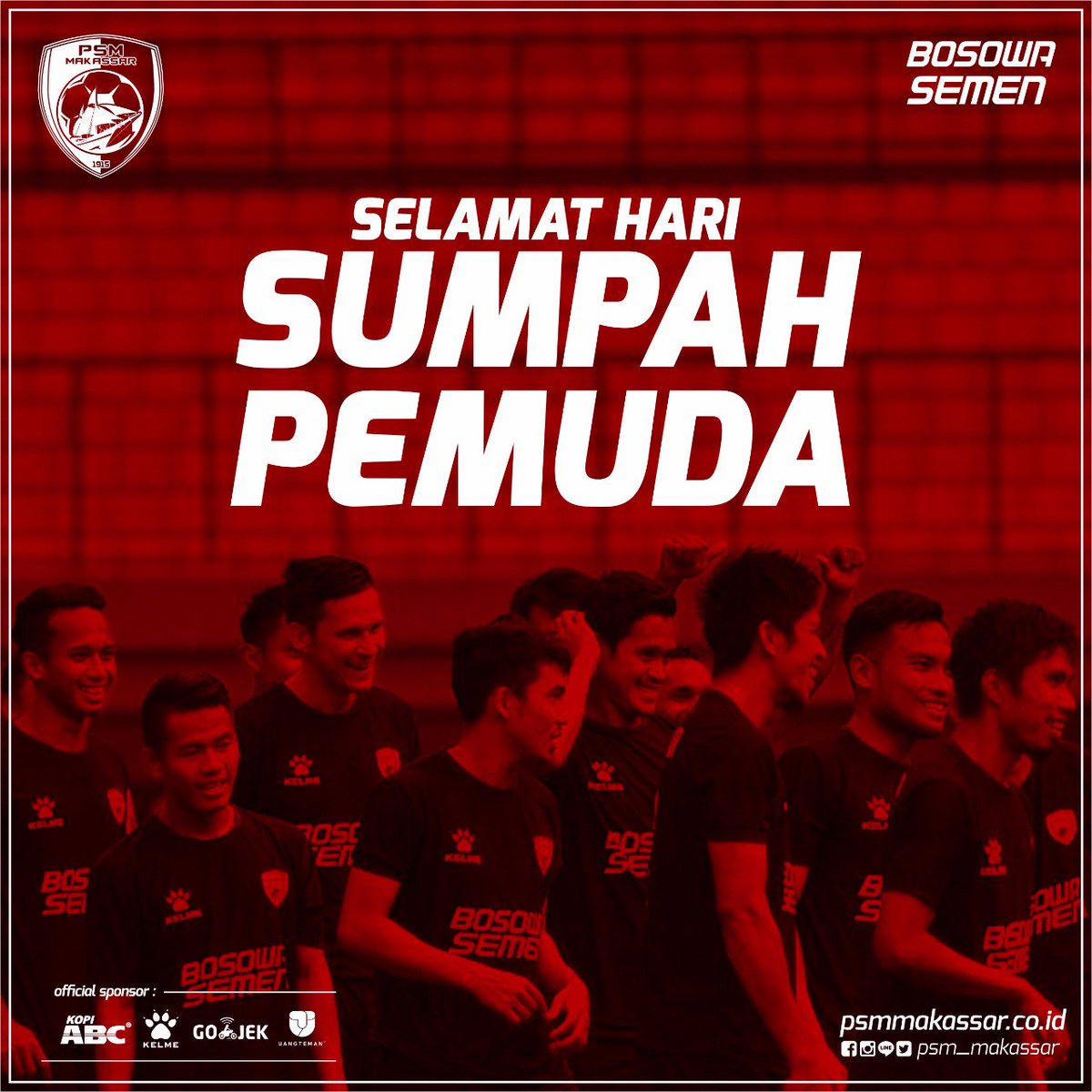 Walaupun kita tidak sama, kita tetap harus berjuang bersama meraih kejayaan itu. #SumpahPemuda #EwakoPSM