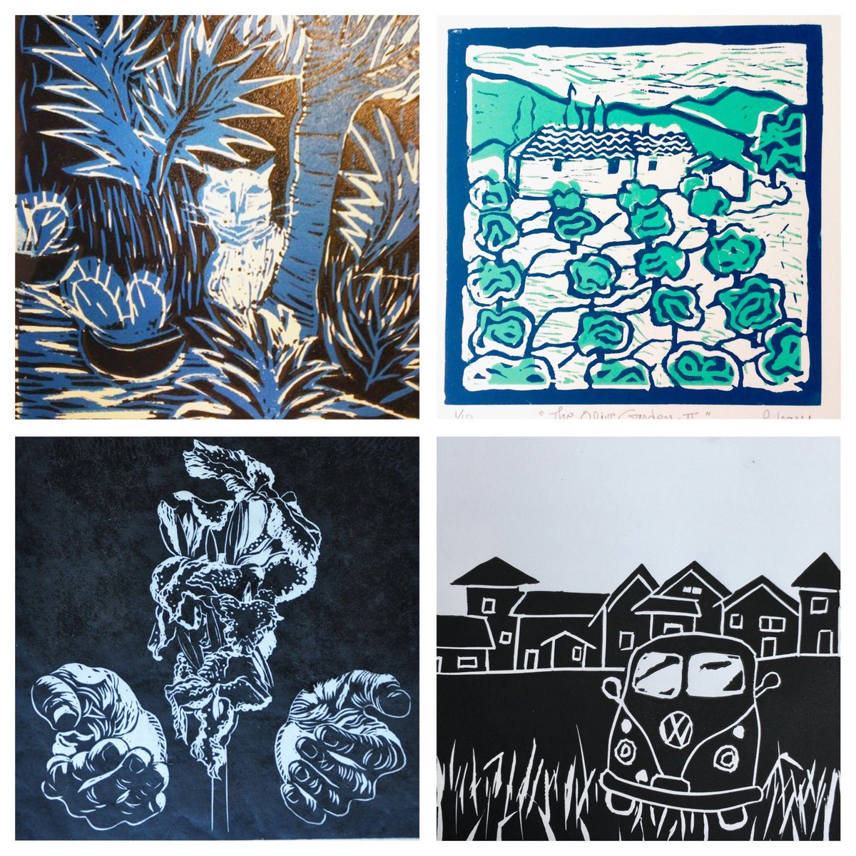 Ends Oct 29 STUDIO 888 linoprint show Liz Russ, Linda Blix, Pat Leary, Gerry Withey Sat &amp; Sun 12-4 &amp; 2359 Queen St E Toronto #linocuts