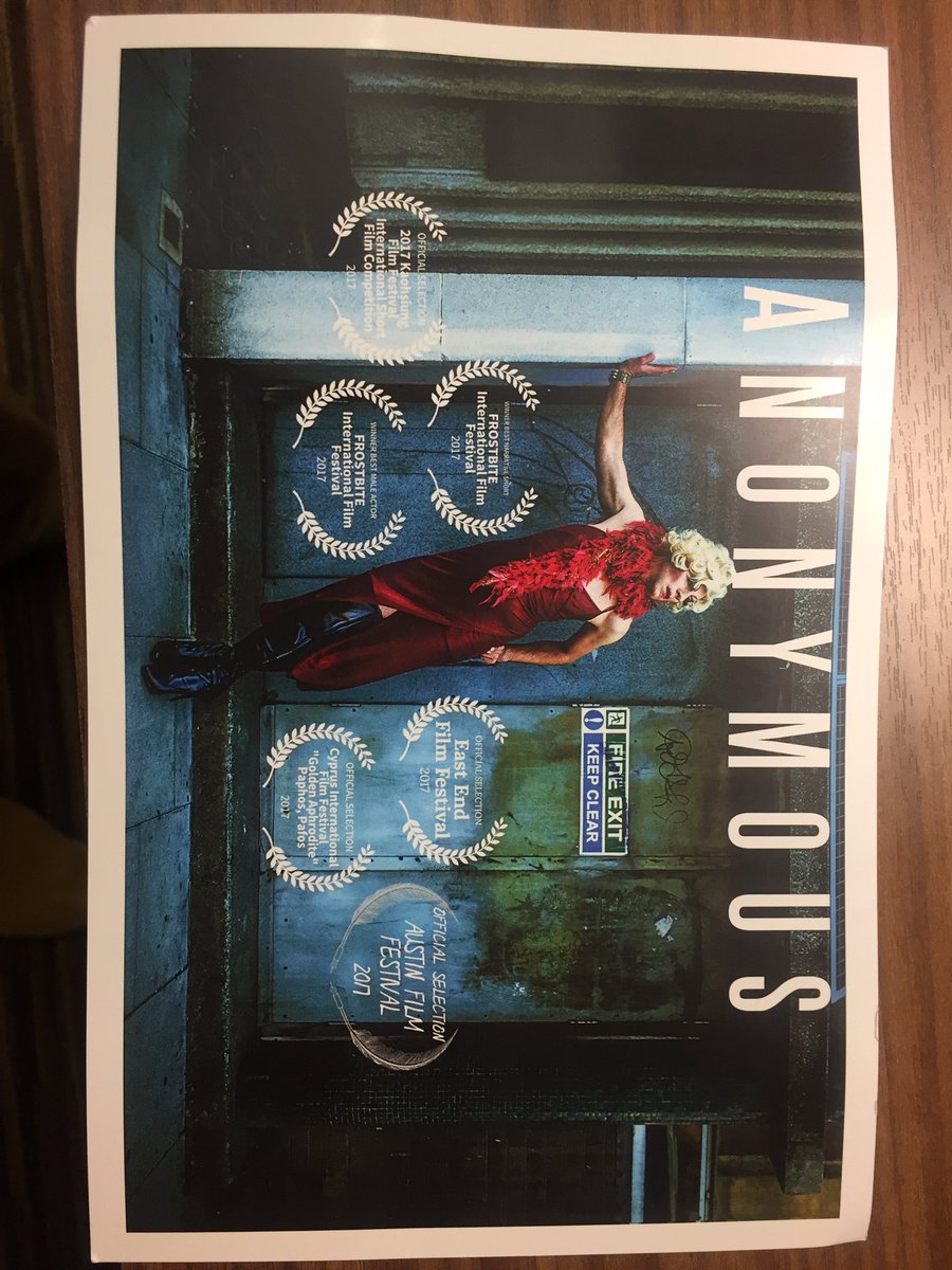 emplawphil's tweet photo. Big day for #teamUK tomorrow as first screening of #anonymousshort @austinfilmfest #aff2017 please join us: 4.30pm at Rollins theatre https://t.co/iVvV6i8SYO