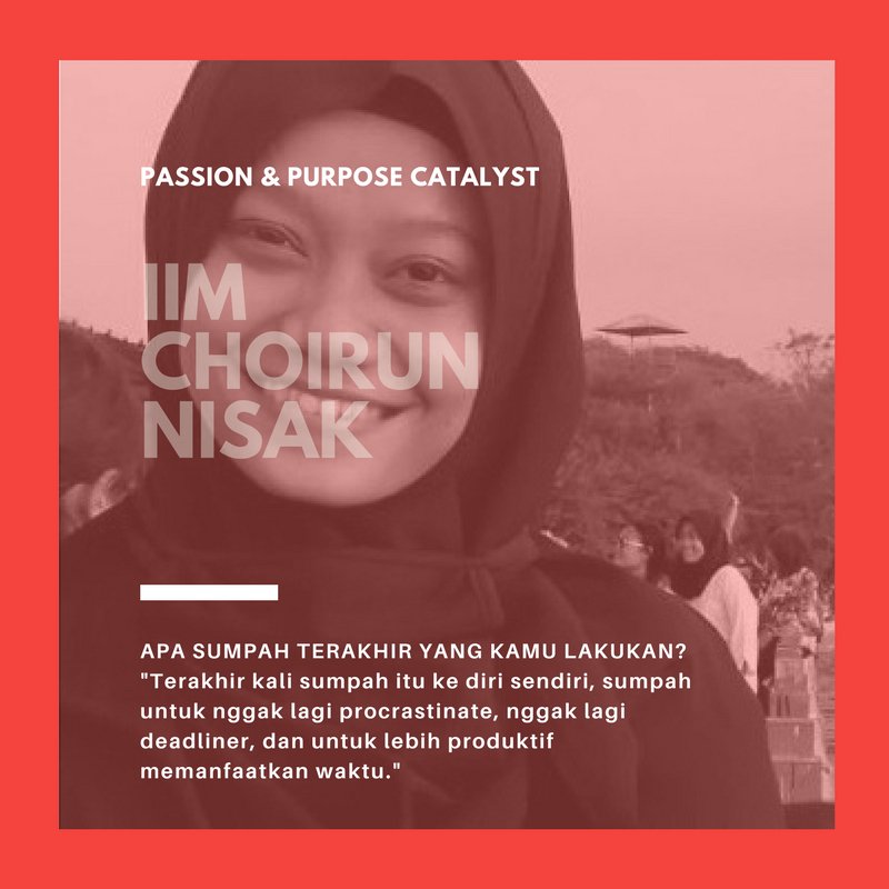 Kenalan yuk sama #PEMUDAZAMANNOW yg bs jd #PEMIMPINZAMANTOMORROW

<a href="/iimchoirunnisak/">Iim Nisak</a> - A Passion &amp; Purpose Catalyst
facebook.com/photo.php?fbid…