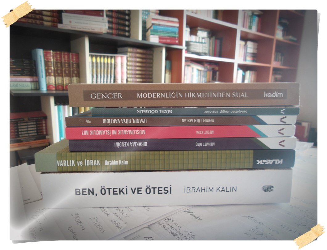 Dostlar bir çok kitap vermiş bilmem OKUsam mı? OKUmasam mı? -II
☺️☺️☺️
ne bereketli gün ya Rabbi, hamd olsun...
