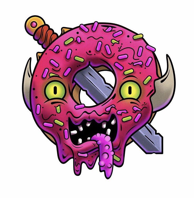 donut_quest's tweet photo. Gorgonut #donutquest #donuts #HalloweenWeekend https://t.co/QIr9Fc99e0