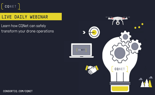 Consortiq_'s tweet photo. Join one of our webinars to learn how #CQNet can help reduce risk and improve efficiency in your #drone operations. https://t.co/skAklKpDJH https://t.co/5pw9tYJq4j