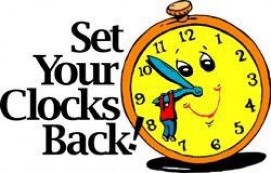 Dont forget the clocks go back tonight