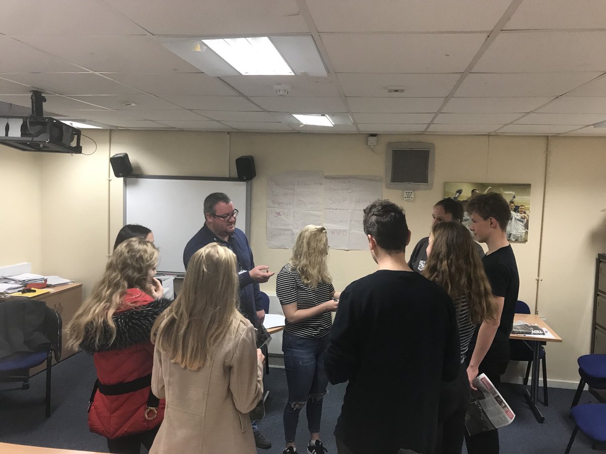 ncs_trfc's tweet photo. This Morning our young people are taking part in a Mental health workshop @NCSIngeus https://t.co/45Vx4kuyW7