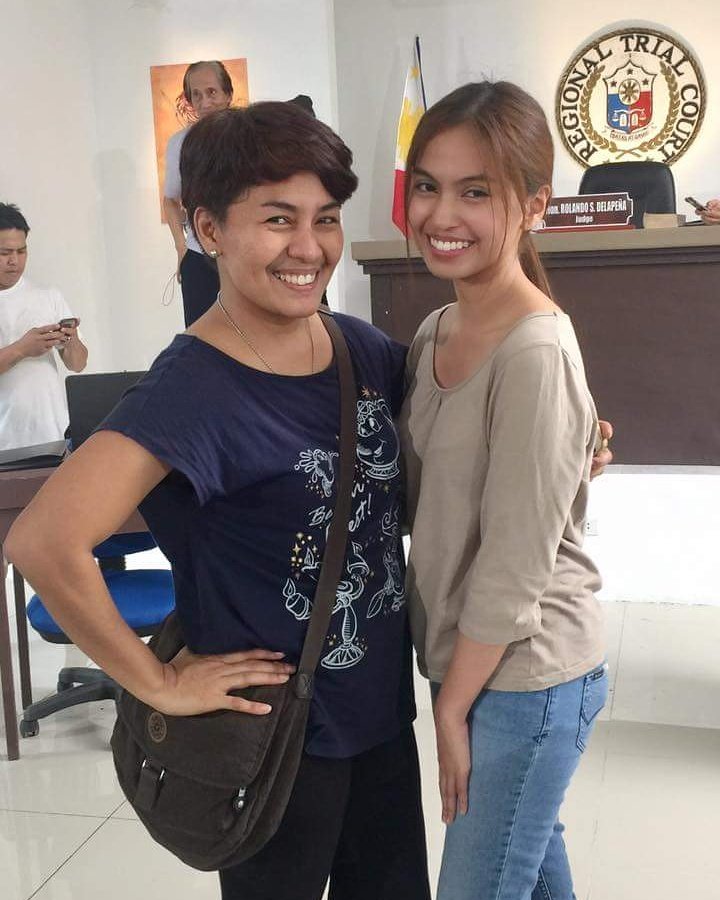 ANGELadmirers's tweet photo. Angel @ImAngelLapuz with #IMPasada director Myla. https://t.co/O6gzgp0USq