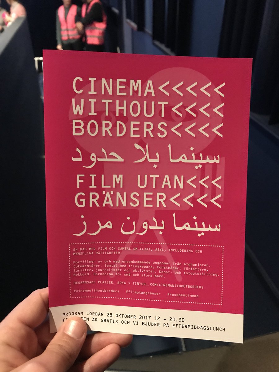 Välkomna till Film utan gränser på Filmhuset, som alldeles strax drar igång! ❤️📽🎞 <a href="/Filminstitutet/">Svenska Filminstitutet</a> #RWSOpenCinema