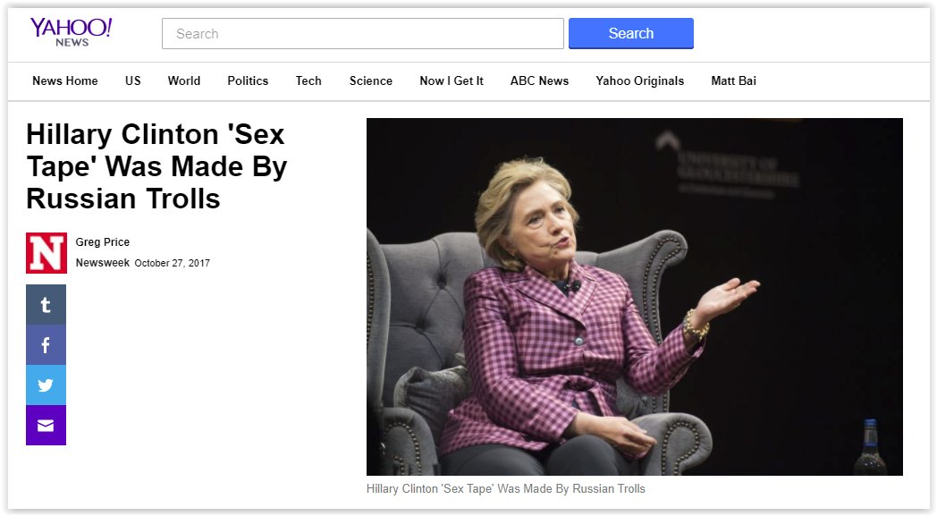 OO1O110's tweet photo. So Newsweek is running an interesting story this week...
#HillarySexTape
#UraniumOne
Mueller
RogerStone
#SignsYoureABadPresident https://t.co/yIggKJdhiU