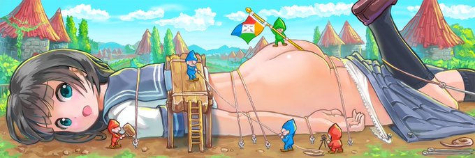 ヘッダー用に描いたけど、アイコンで顔が隠れるという凡ミス 