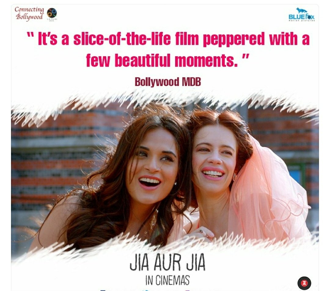 BlueFoxMP's tweet image. It’s a slice-of-the-life film peppered with a few beautiful moments. Book #JiaAurJia tickets now - bit.ly/BookJiaTickets 

@JiaAurJiaFilm 
@RichaChadha 
@kalkikanmani 
@ArslanGoni 
@HowardRosemeyer