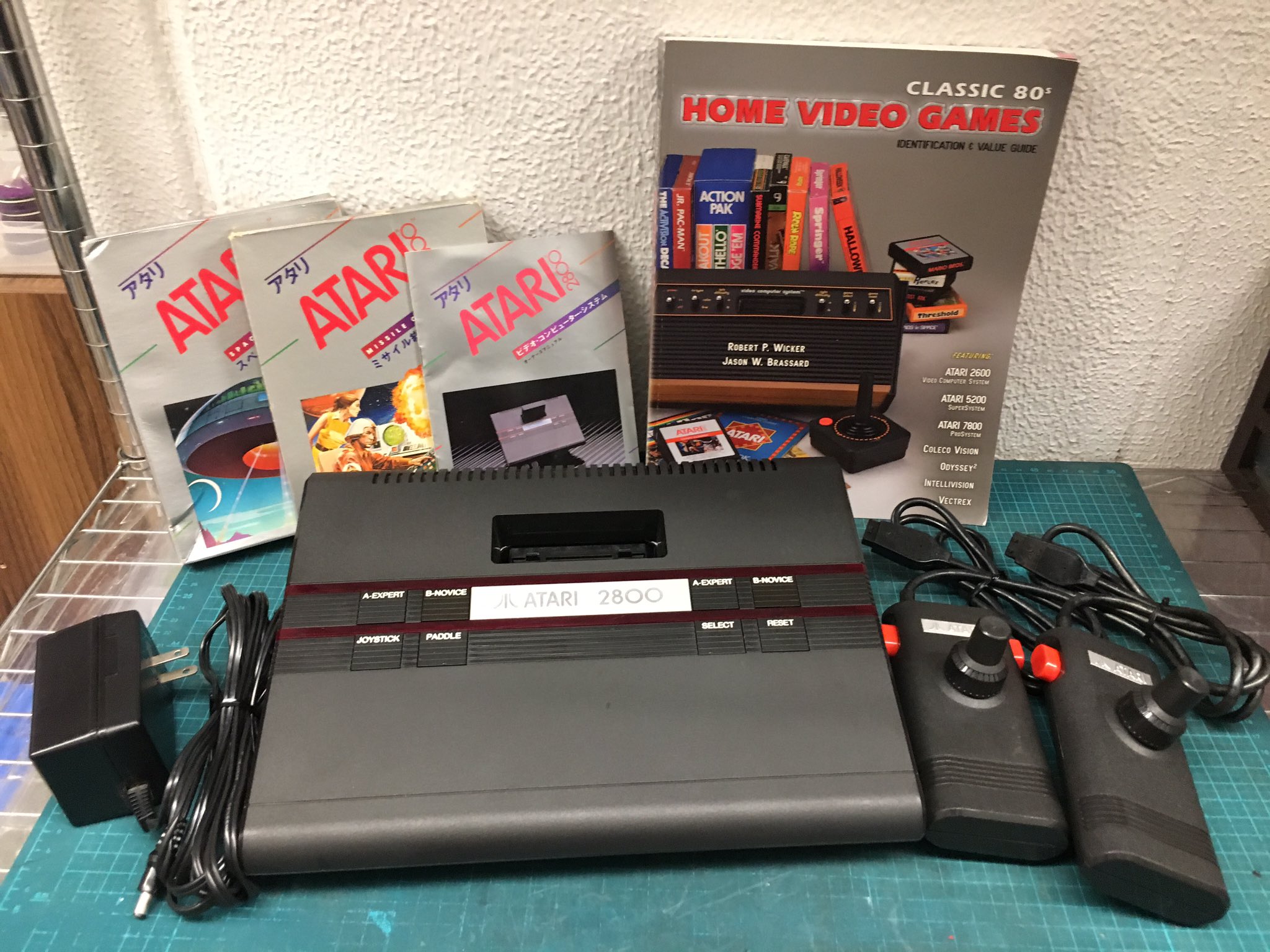 Atari2800 2600日本版 アタリ VCS 箱 説明書 ACアダプタ コントローラ