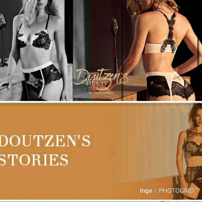 Start making memories ✒📃👙As of tomorrow in stores and already online! #DoutzenStories #Hunkemöller #makingmemories #insolence #fetish 🎀😍🎀