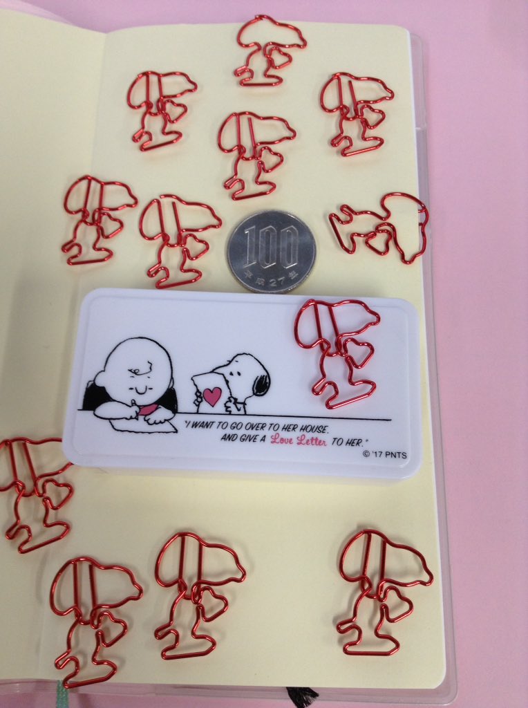 東急ハンズ渋谷店 カワイイ キュン キュン カラーアイコンクリップ Snoopy ハート 550円 税 Peanuts ファン必見 インスタ映えにも一躍 ハンズ渋谷 5bフロア きし