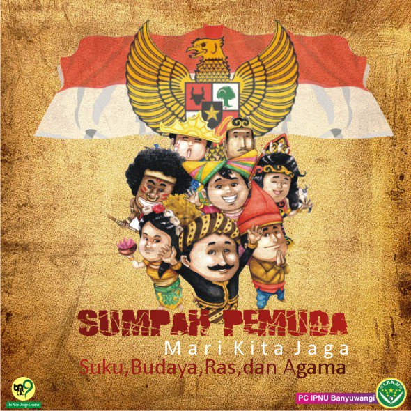 #PemudaZamanNow selamat gari sumpah pemuda mari kita jaga suku, agama, Ras, dan budaya #pelajarkeren #generasiIPNUemas