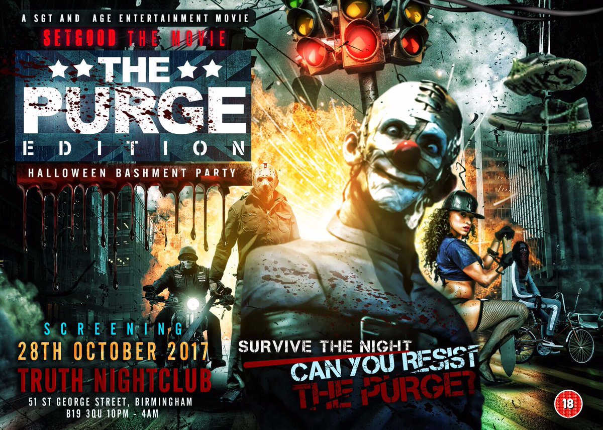 stationmaudness's tweet photo. TODAY ‼️‼️ 

Grab your last minute tickets ASAP 

#ThePurgeSGT ‼️‼️ https://t.co/YNFLzsLRqI