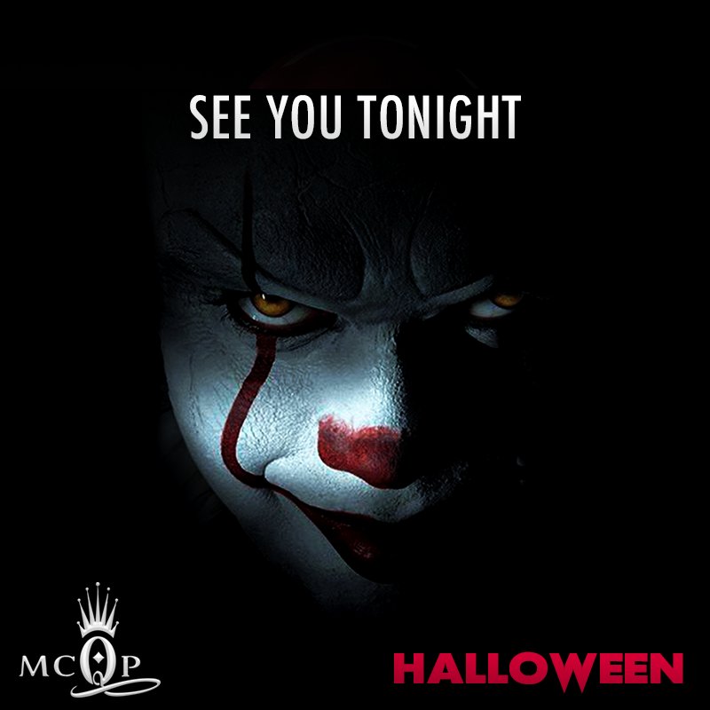 Balloons? ✅ 
Cotton Candy? ✅
Spooky Decor? ✅

IT all starts at 8pm. Scare you at the door 🎈  #MCQP2017