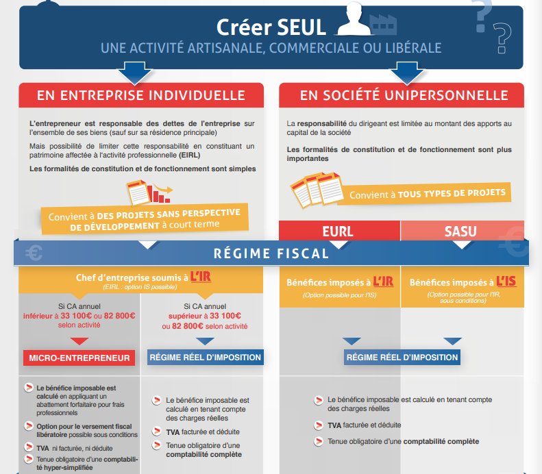 BpifranceCrea's tweet photo. 📌 Quel statut juridique choisir pour entreprendre en solo ? https://t.co/4gUwRP5fzD #Entrepreneur #Infographie https://t.co/CJg3flDu9f