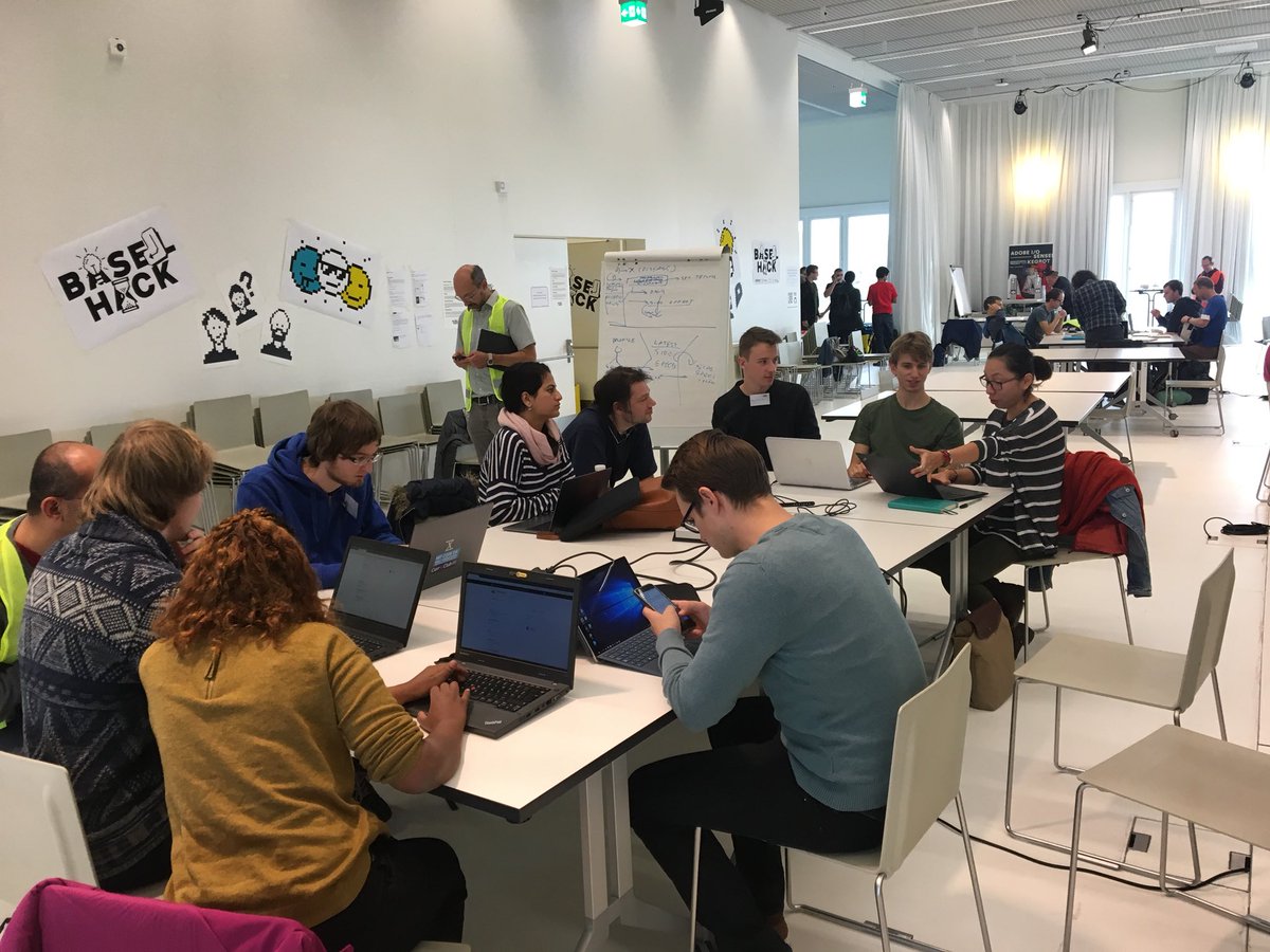 BaselHack's tweet image. Teams start working on their projects #BaselHack