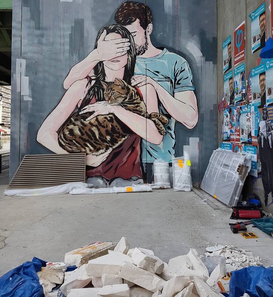VizitmeFr's tweet photo. Découverte des artistes du 104 à l'emblématique Da Cruz, 2h à la rencontre d'oeuvres et d'artistes #streetart https://t.co/xpIGNkQkU4 https://t.co/3H6E2lCuop