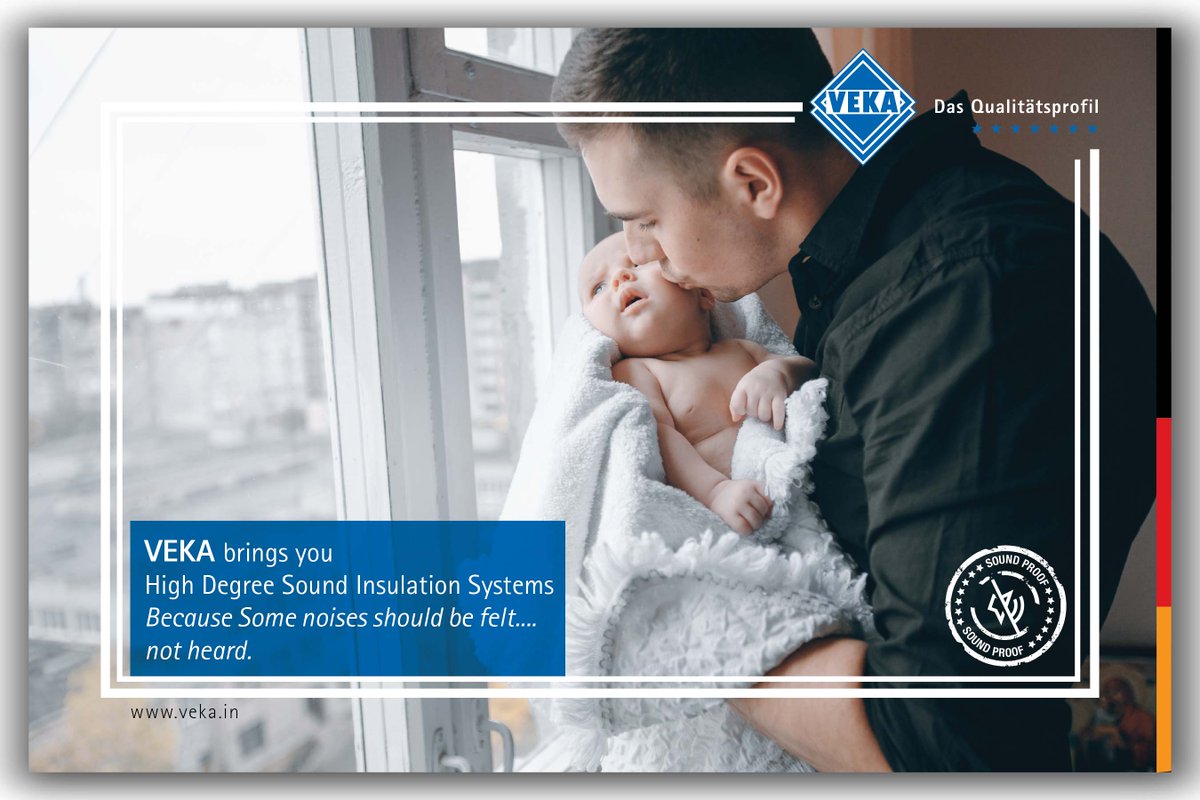 VEKAIndia's tweet photo. Feeling the right sounds #highdegreesoundinsulationsystems #innovativedoorsandwindows https://t.co/VwYnciGkj5