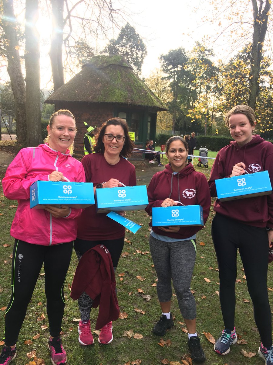 Huge thanks to our friends from Coop today for our Running on Empty food boxes! #parkrunxcoop #healthydinnersawait