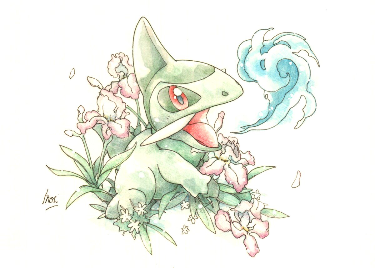 Inori 今日のポケモン図鑑 ｎｏ ５８５ キバゴの りゅうのいかり アイリスの花言葉 希望 T Co Qsbwiqs656 Twitter