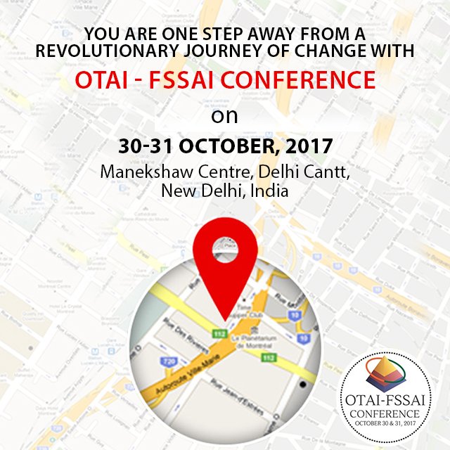 The capital city is all set for the #OTAI-FSSAI conference.
Transform India… transform the economy. Register now at bit.ly/2iwCRrz