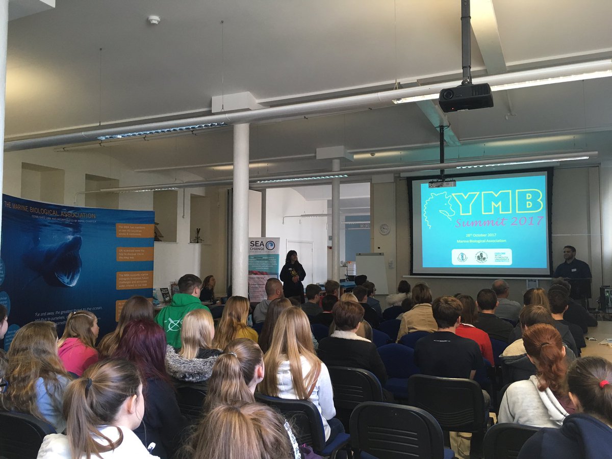 Here we go! The FIRST Young Marine Biologist Conference is starting! <a href="/thembauk/">MBA - Marine Biological Association</a> #YMBSummit