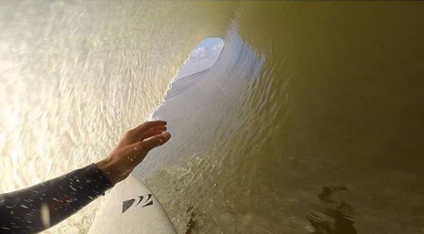 Sam Lev with that tunnel vision even at full throttle.