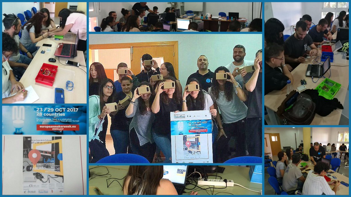 <a href="/XtreneMakerLab/">XtreneMakerLab</a> y @FablabXtrene finalizan la semana con #CIEMLabs en #Llera celebrando por #Extremadura la <a href="/EUmakerweek/">European Maker Week</a>