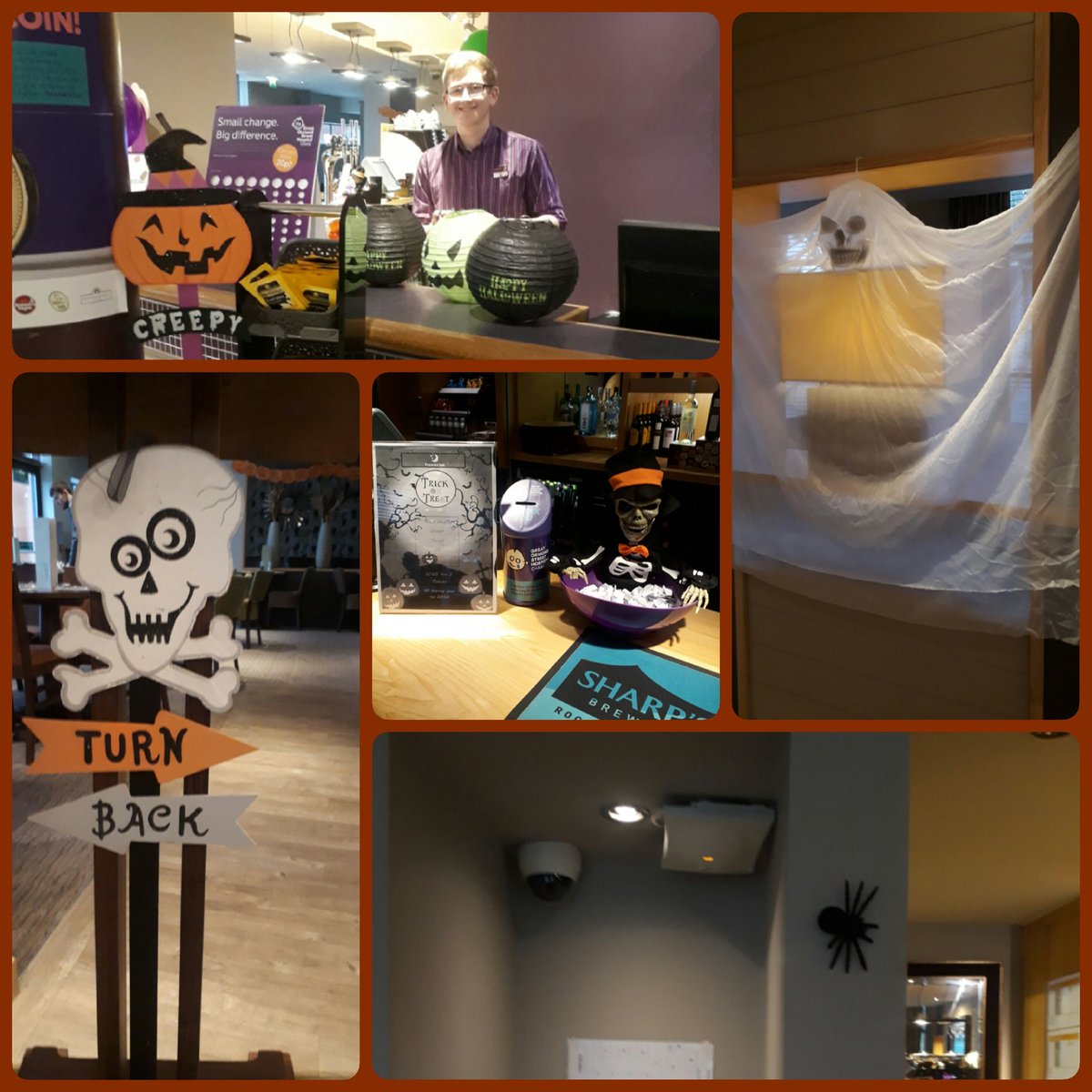 All ready for Halloween at Durham! 👻👻